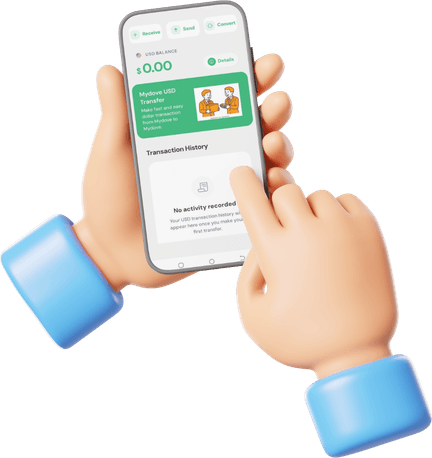 Mydove app USD features